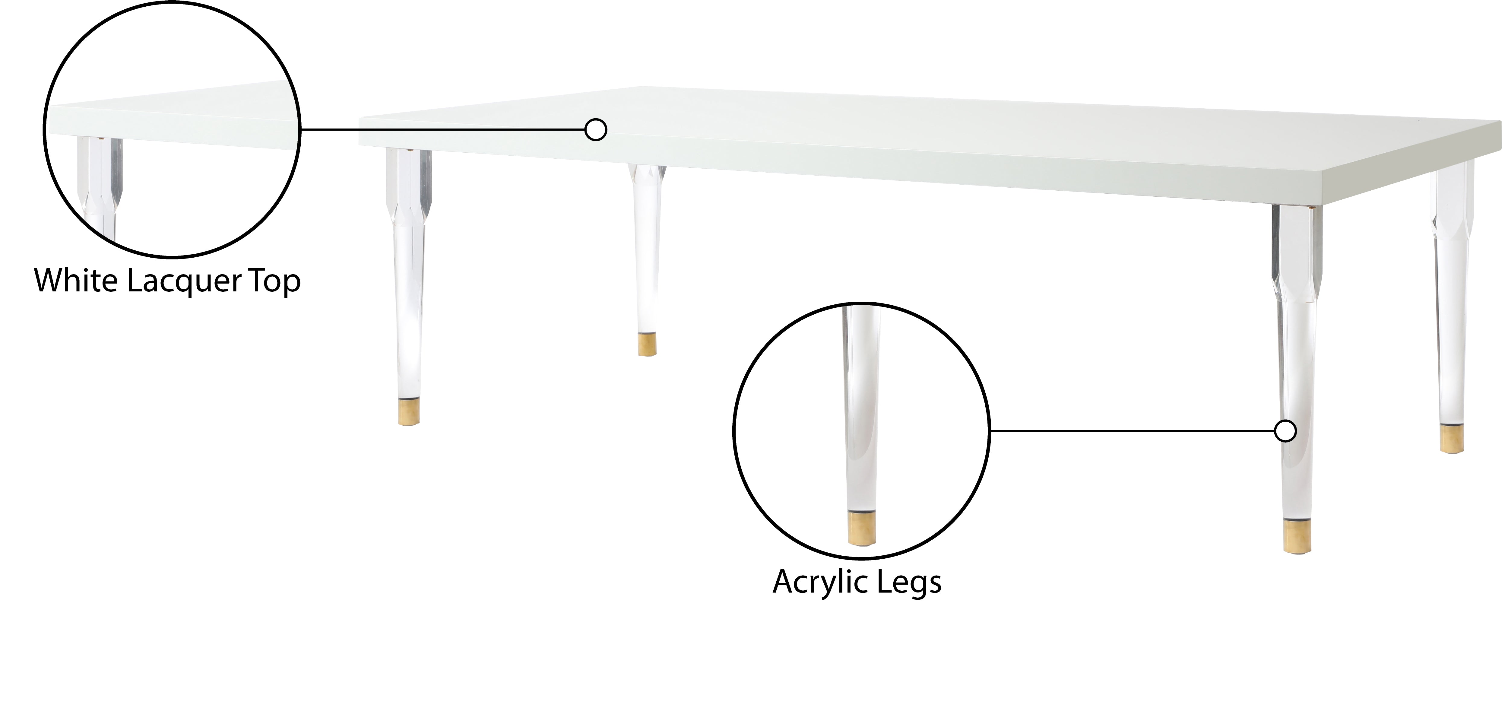 Bethany White Dining Table - Modern 6-Seater Wooden Kitchen Table for Home & Restaurant Use | Perfect for Family Dinners & Entertaining Guests