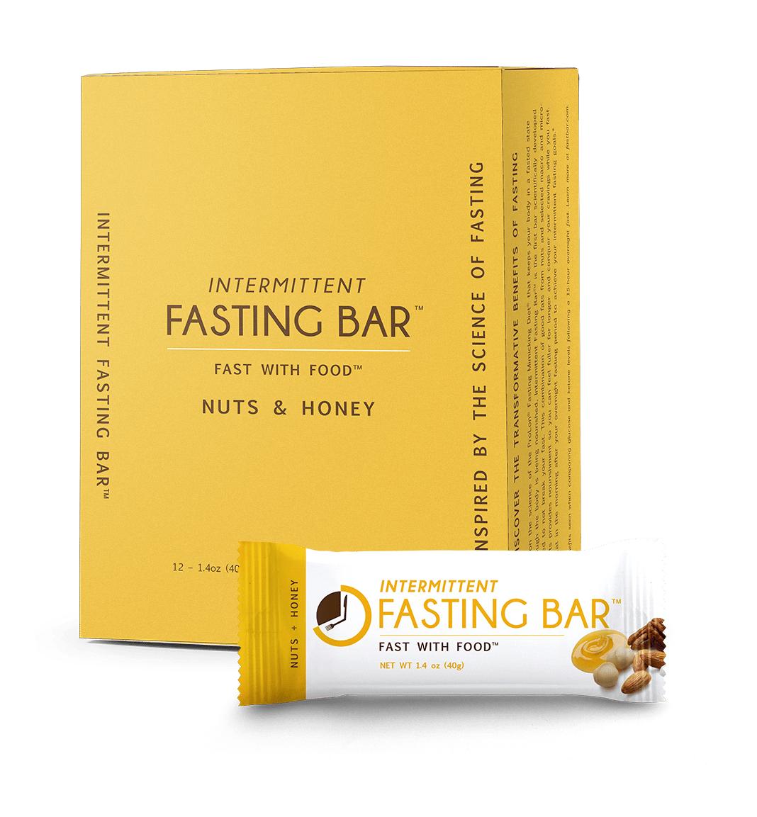 Prolon Life Fast Bar - Healthy Intermittent Fasting Snack Bars for Weight Loss & Energy - Perfect for Work, Travel & Fitness Routine