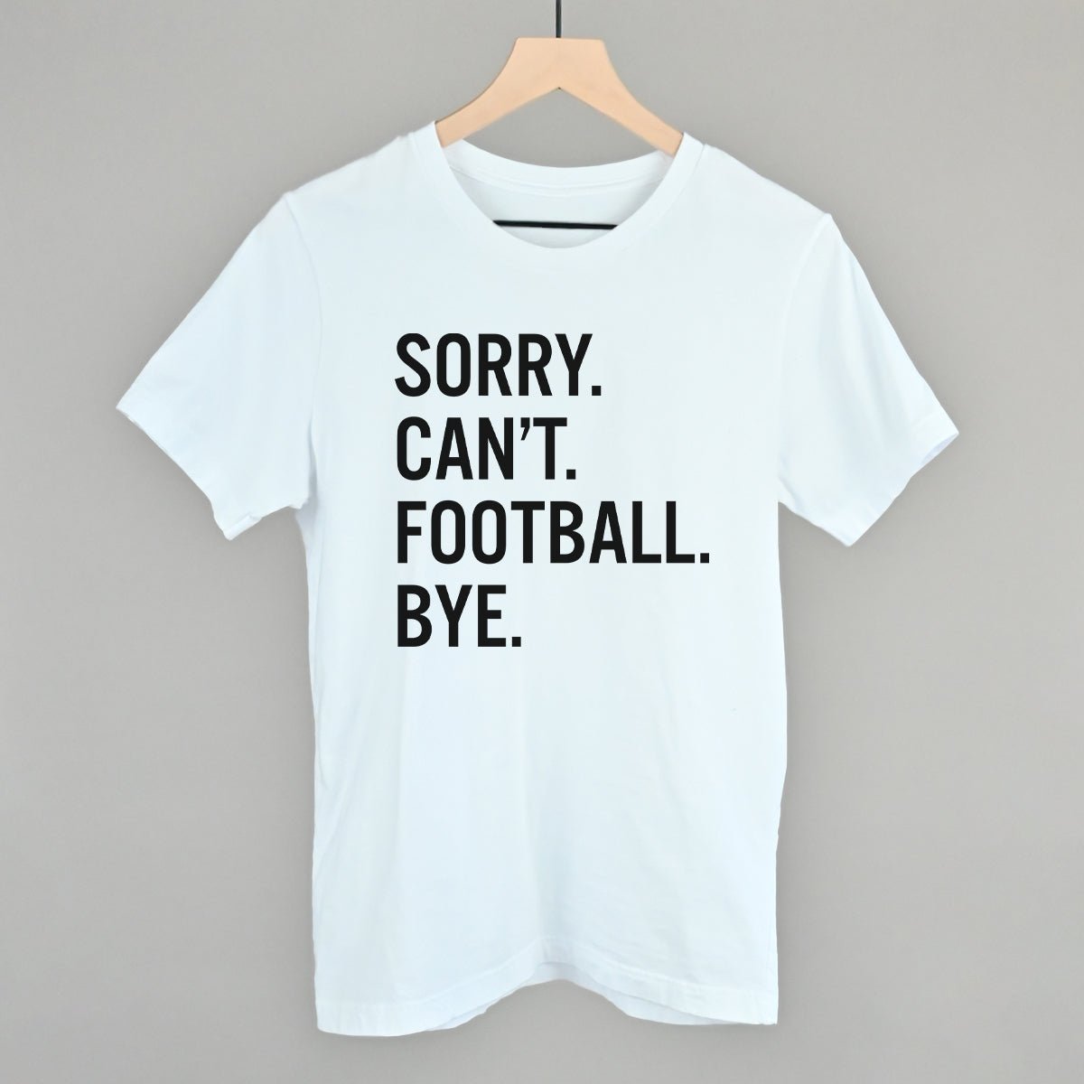 Funny Lacrosse Saying T-Shirt - Sorry Can't Lacrosse Bye - Perfect for Players, Fans & Coaches - Great for Games, Practice & Team Spirit