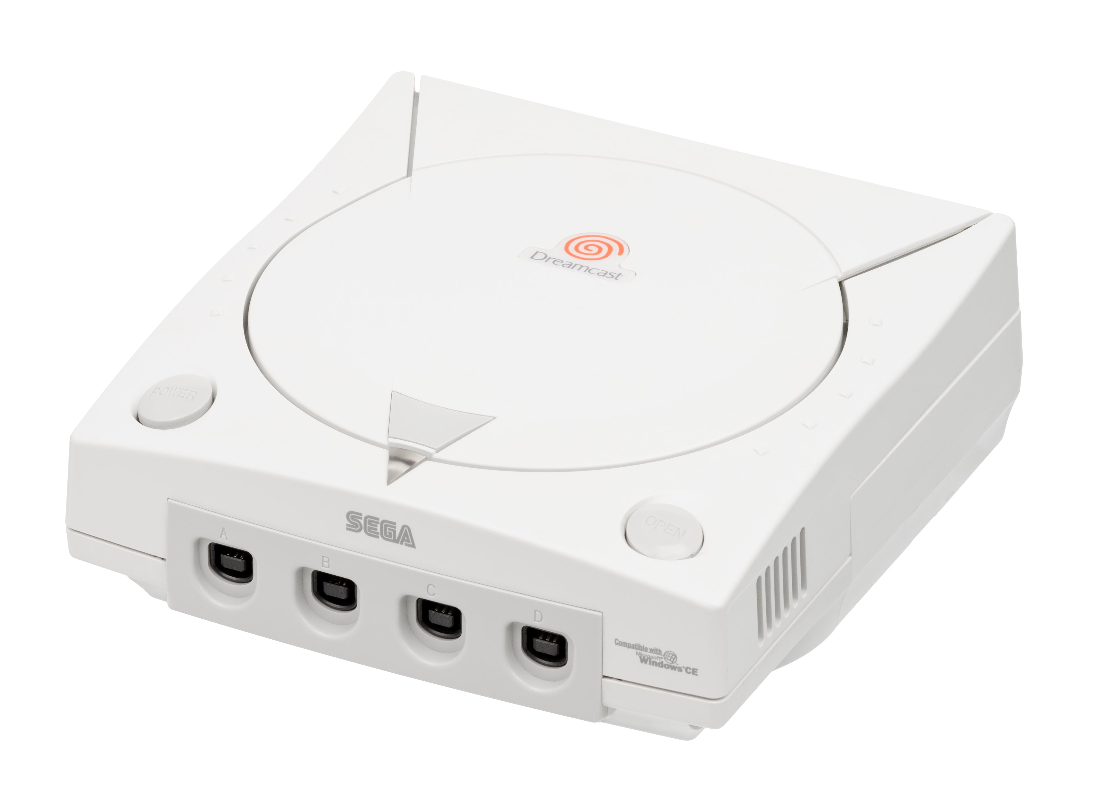Sega Dreamcast White Gaming Console - Classic Retro Video Game System for Collectors & Gamers - Perfect for Home Entertainment & Nostalgic Gaming Experience
