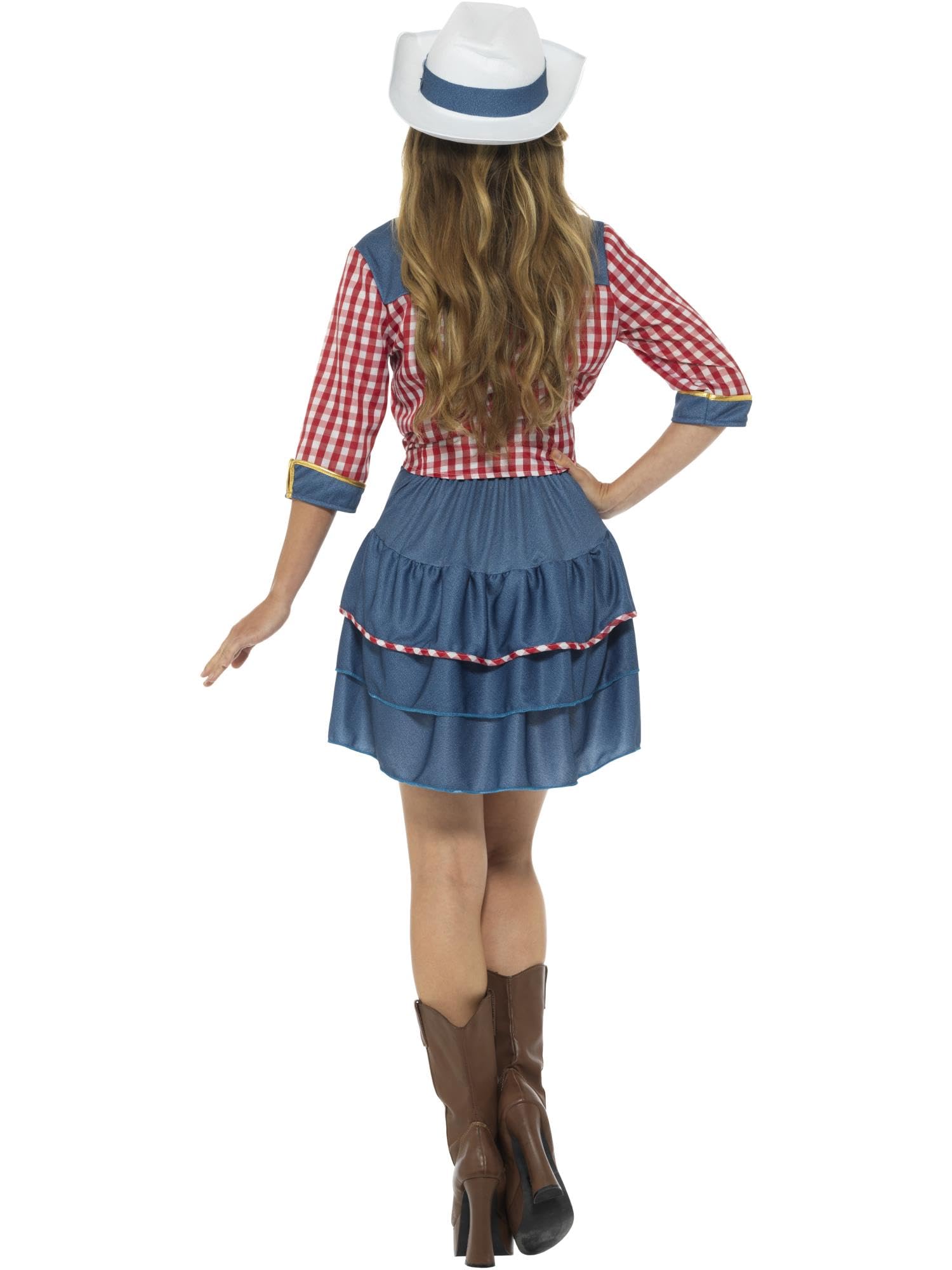 Smiffys Women's Rodeo Doll Costume - Western Party Outfit