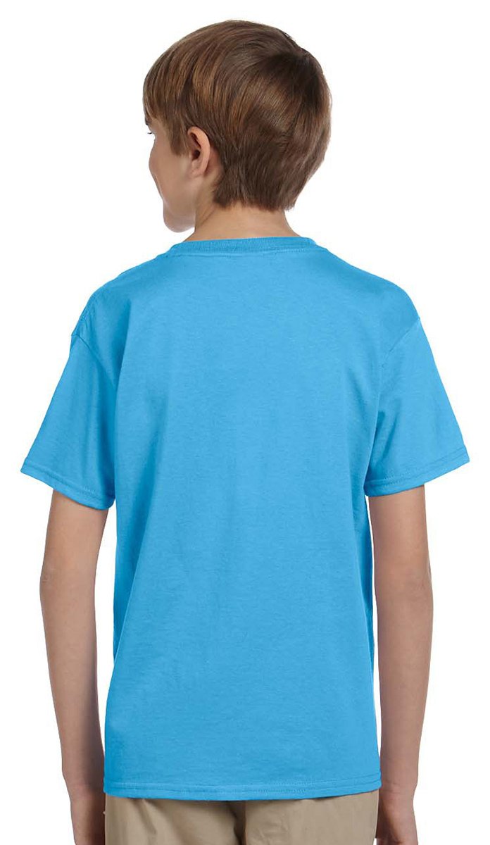 Fruit of the Loom Youth 5 oz. HD Cotton™ T-Shirt - Cardinal Red - Soft Comfortable Kids Tee for School, Sports & Everyday Wear