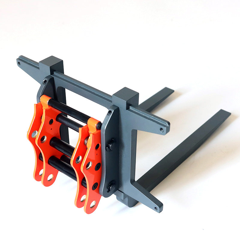 1/14 Scale 870K JDM 88 RC Hydraulic Loader Truck Metal Bucket, Fork & Cylinder Upgrade Parts - Compatible with JDMODEL Models - Perfect for Construction Site Simulation & RC Truck Accessories