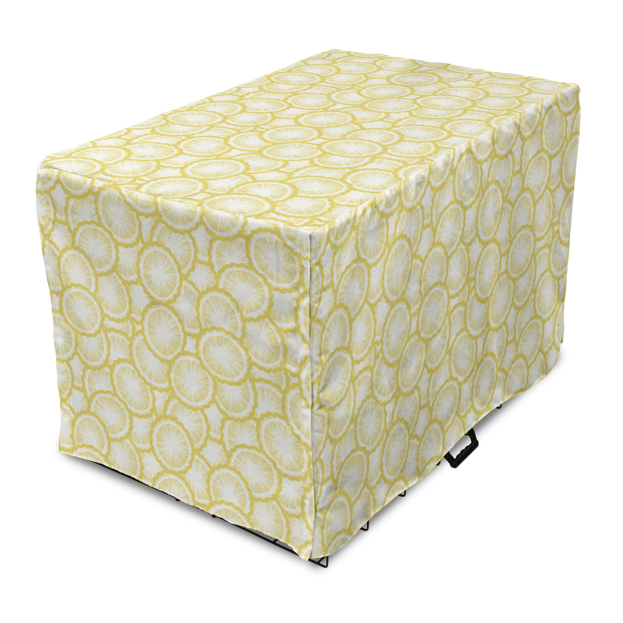 Lunarable Colorful Dog Crate Cover - Soft, Durable Kennel Cover for Small to Large Dogs - Perfect for Home, Travel & Vet Visits