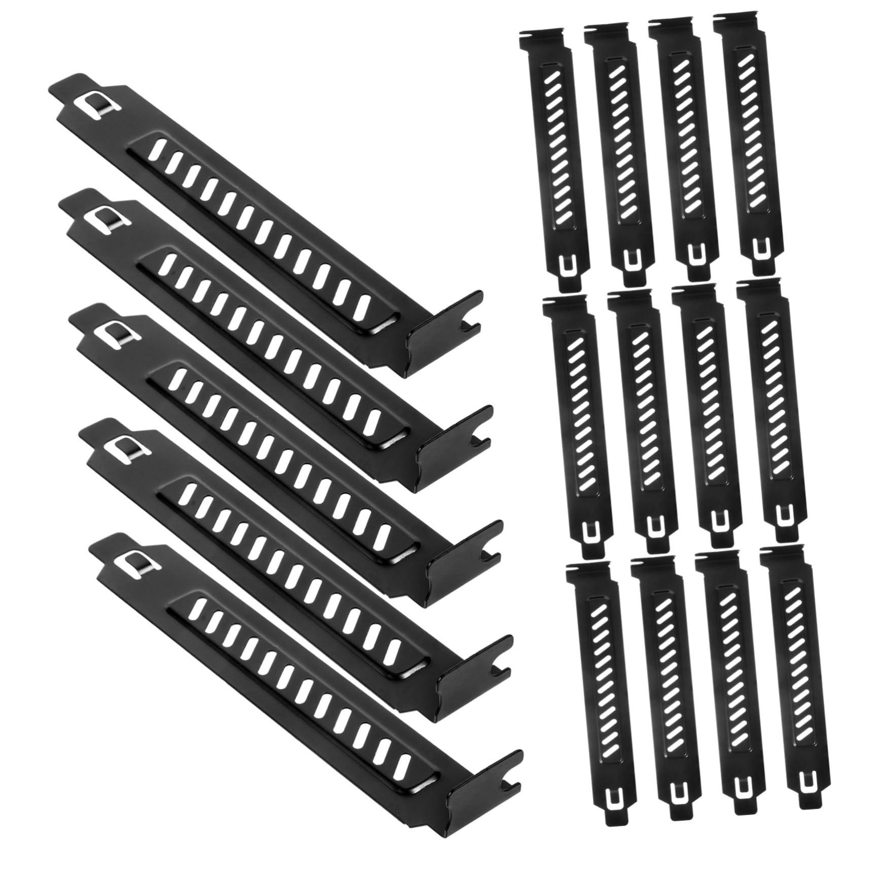 20pcs PCI Slot Covers Blanking Plates - Metal Dust-Proof PCI Slot Fillers for Computer Case, ATX Chassis & RGB PC Builds - Perfect for Dust Protection & Aesthetic PC Customization