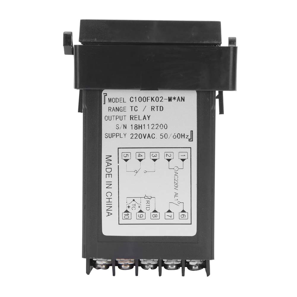 High Accuracy Digital Temperature Controller with Removable Shell & Relay Output - Multifunctional Thermostat for Home, Industrial & Laboratory Use
