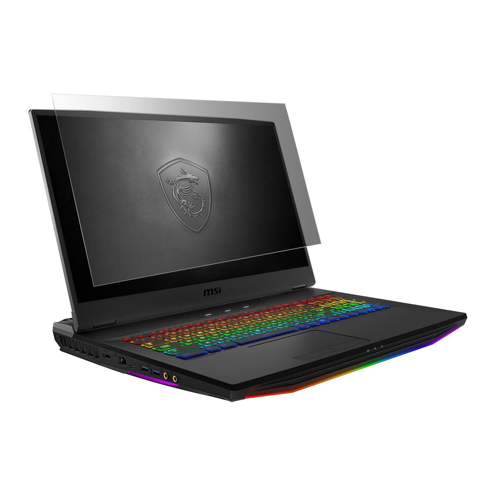 2-Way Anti-Spy Privacy Screen Protector for MSI GT76 Titan DT 9SF Laptop - Prevent Shoulder Surfing & Protect Sensitive Data in Offices, Cafes & Public Spaces