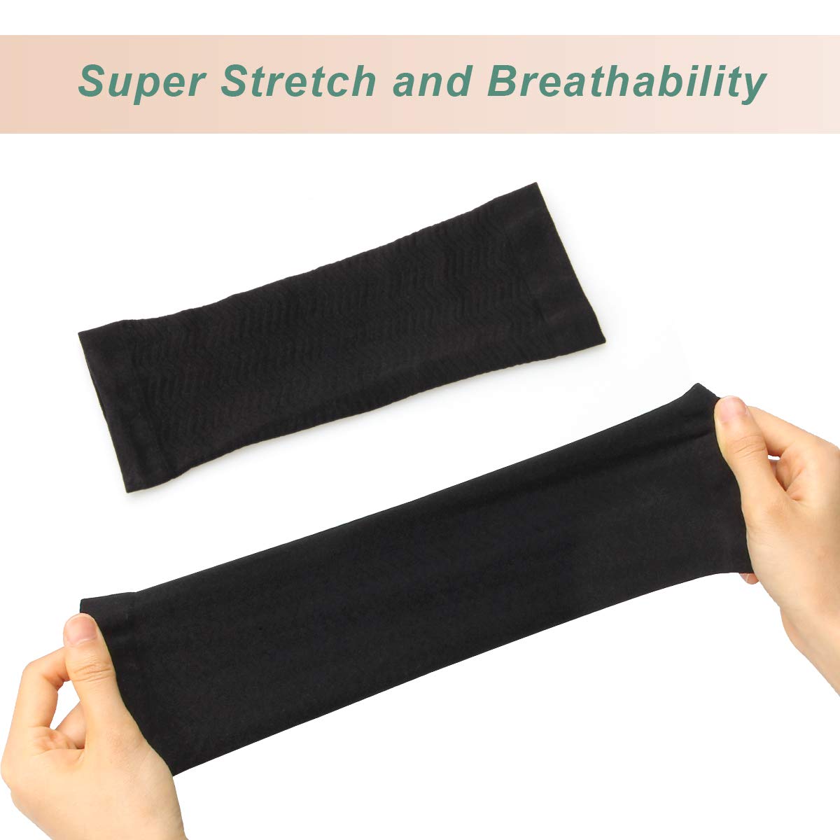 AHIER 2-Pair Slimming Compression Arm Sleeves for Women - Tone & Shape Arms, Reduce Arm Fat - Perfect for Workouts, Yoga & Everyday Wear