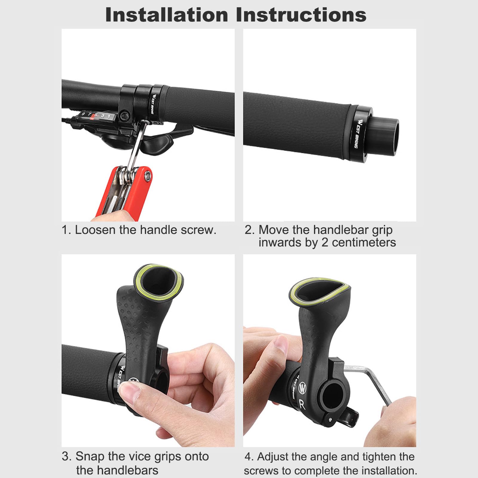 MTB Bike Bar Ends with Caps - Durable Mountain Bike Handlebar Extensions for Enhanced Grip & Control - Perfect for Trail Riding & Off-Road Cycling