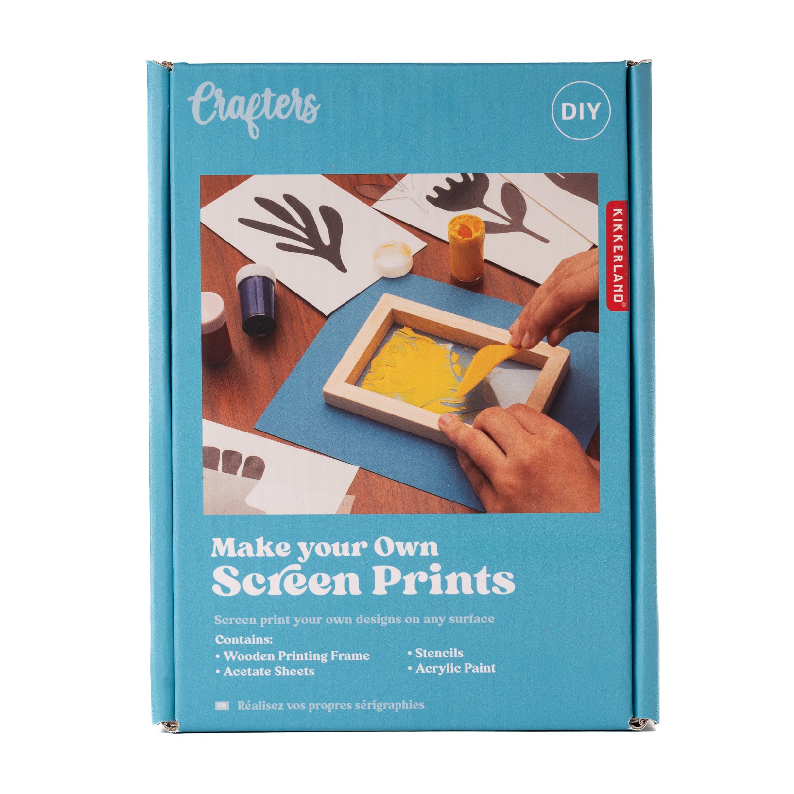 DIY Screen Printing Kit for Beginners - Create Custom T-Shirts, Totes & More - Perfect for Crafters, Artists & Small Businesses