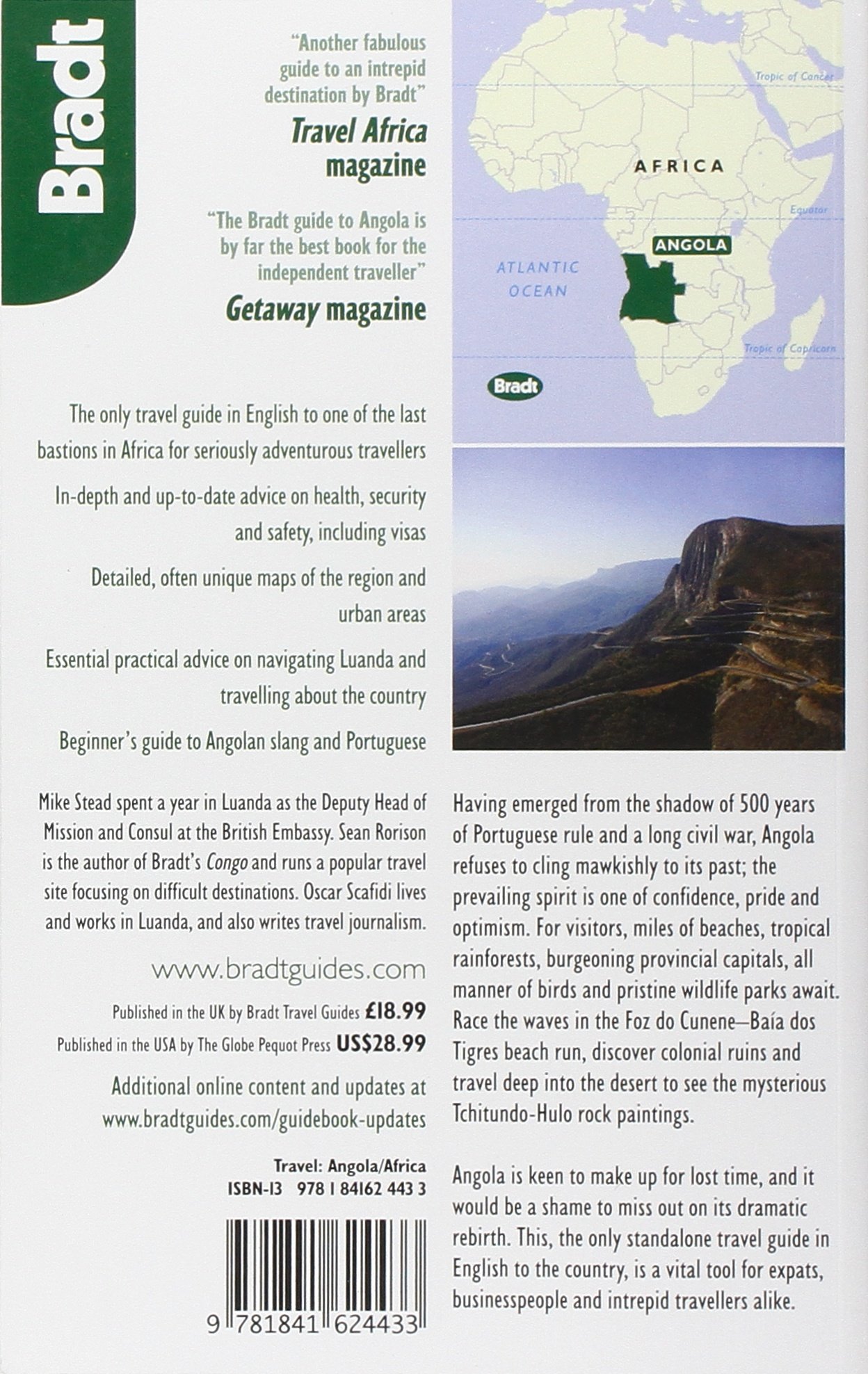 Angola Travel Guide by Bradt - Best Tips & Itineraries for Adventure, Culture & Wildlife | Explore Luanda, Benguela & More