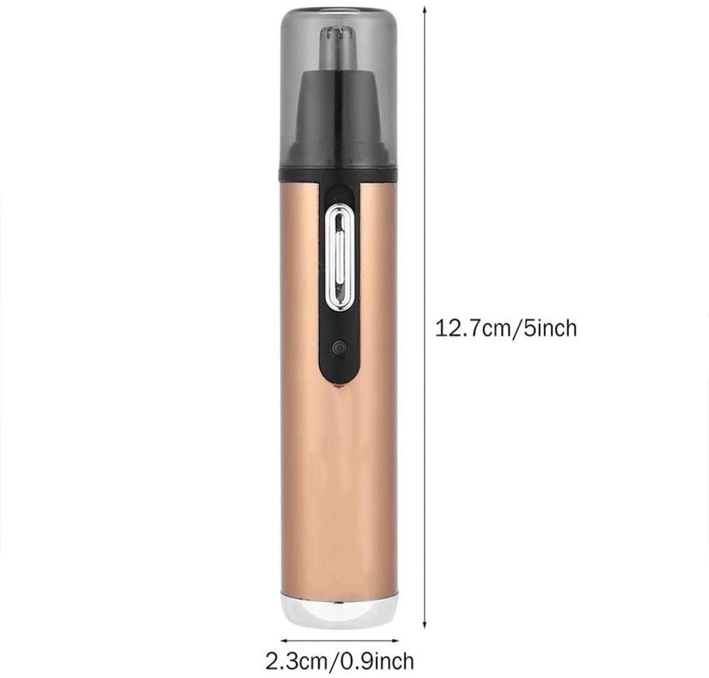 Professional Electric Nose & Ear Hair Trimmer for Men & Women - Waterproof, Silent Motor, Wet/Dry Use - Painless Eyebrow & Facial Hair Grooming Kit - Rechargeable for Home & Travel Grooming