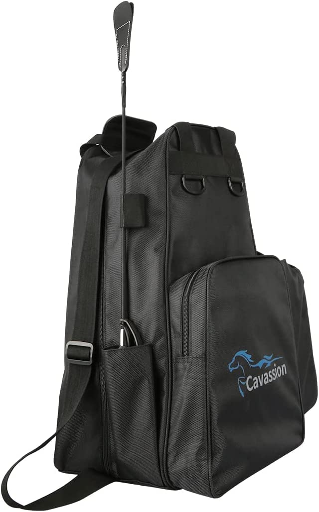 WINTENT Equestrian Tall Boot and Helmet Storage Bag - Waterproof Horse Riding Gear Organizer for Boots, Helmet & Accessories - Perfect for Competitions, Training & Stable Use