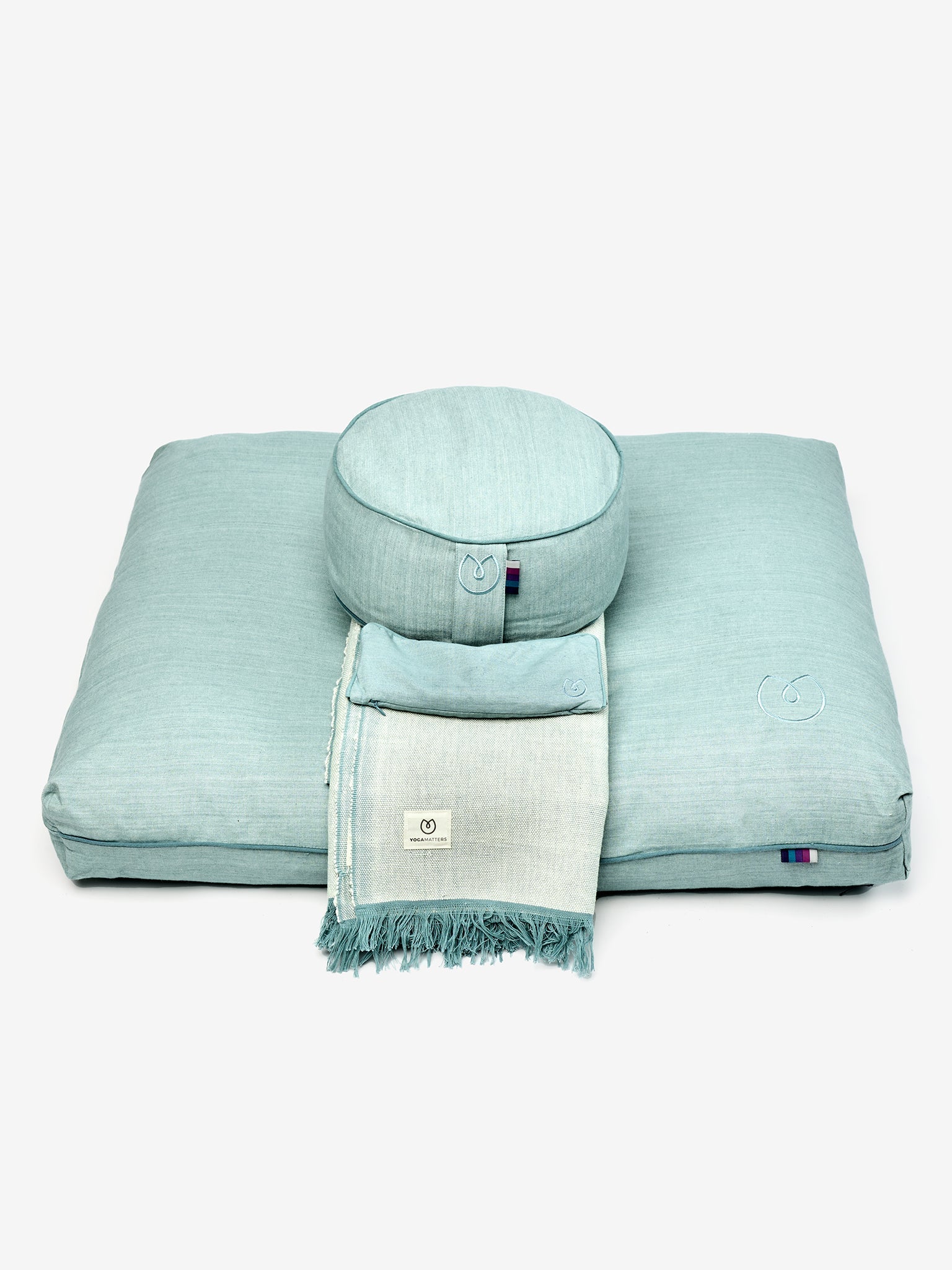 Yogamatters Luxury Home Meditation Kit - Premium Yoga & Meditation Set for Relaxation & Mindfulness - Perfect for Home, Office & Travel Use