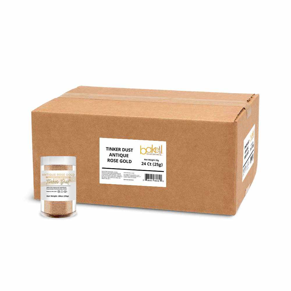 Antique Rose Gold Tinker Dust® Glitter for Crafts - Bulk Wholesale Supplies for DIY, Scrapbooking, Nail Art & Home Decor