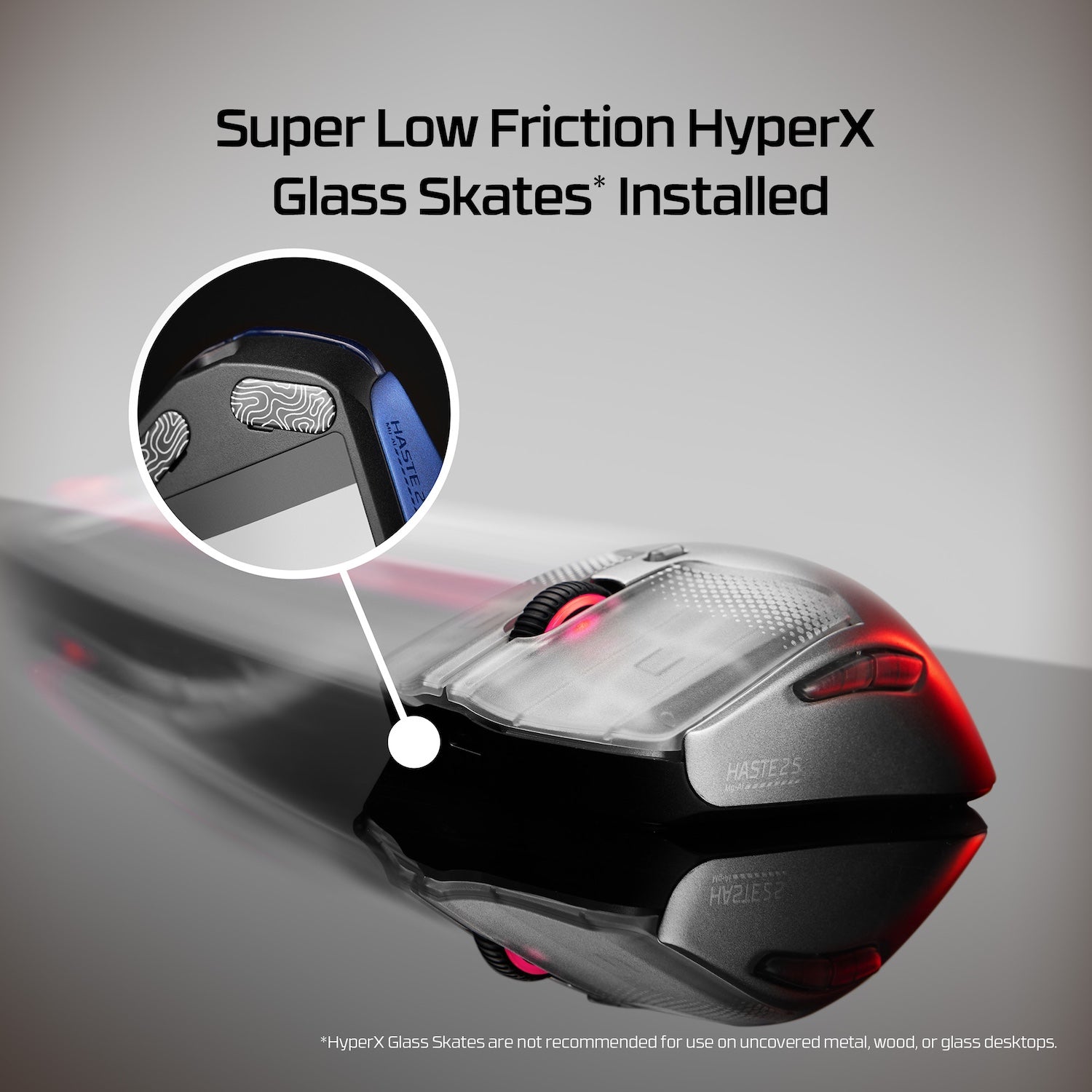 HyperX Pulsefire Haste 2 S Wireless Gaming Mouse - Lightweight 59g, 26000 DPI, 100h Battery - Perfect for FPS, MOBA & Esports Gaming