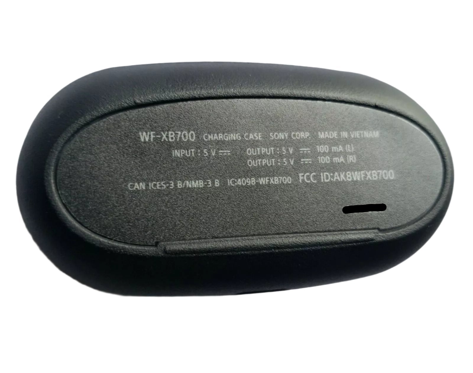 Original Sony WF-XB700 Replacement Charging Case - Compatible with Extra Bass Wireless Earbuds - Perfect for Travel, Workouts & Daily Use
