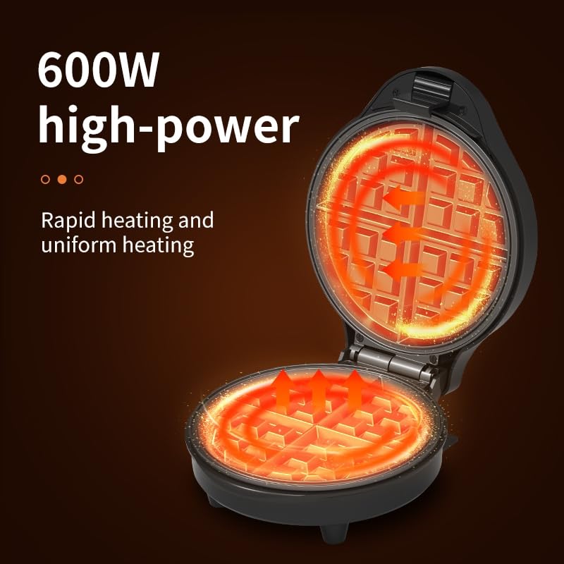 3-in-1 Electric Donut Maker & Waffle Sandwich Machine with Interchangeable Non-Stick Plates - Perfect for Breakfast, Snacks, and Desserts | Cartoon Design for Kids & Family Fun | Compact & Detachable Toaster for Home, Office, or Party Use