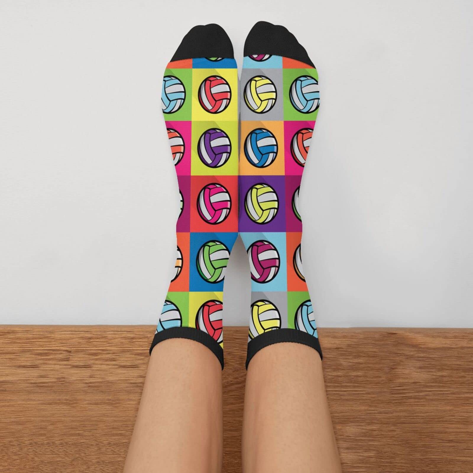 YISHOW Fun Novelty Crew Socks for Men & Women - Crazy Cool Socks for Everyday Wear, Gifts & Costume Parties