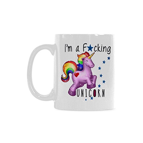 WECE Funny Unicorn Coffee Mug - 11 oz Magic Themed Tea Cup for Coffee & Tea Lovers | Perfect for Office, Home & Gifts