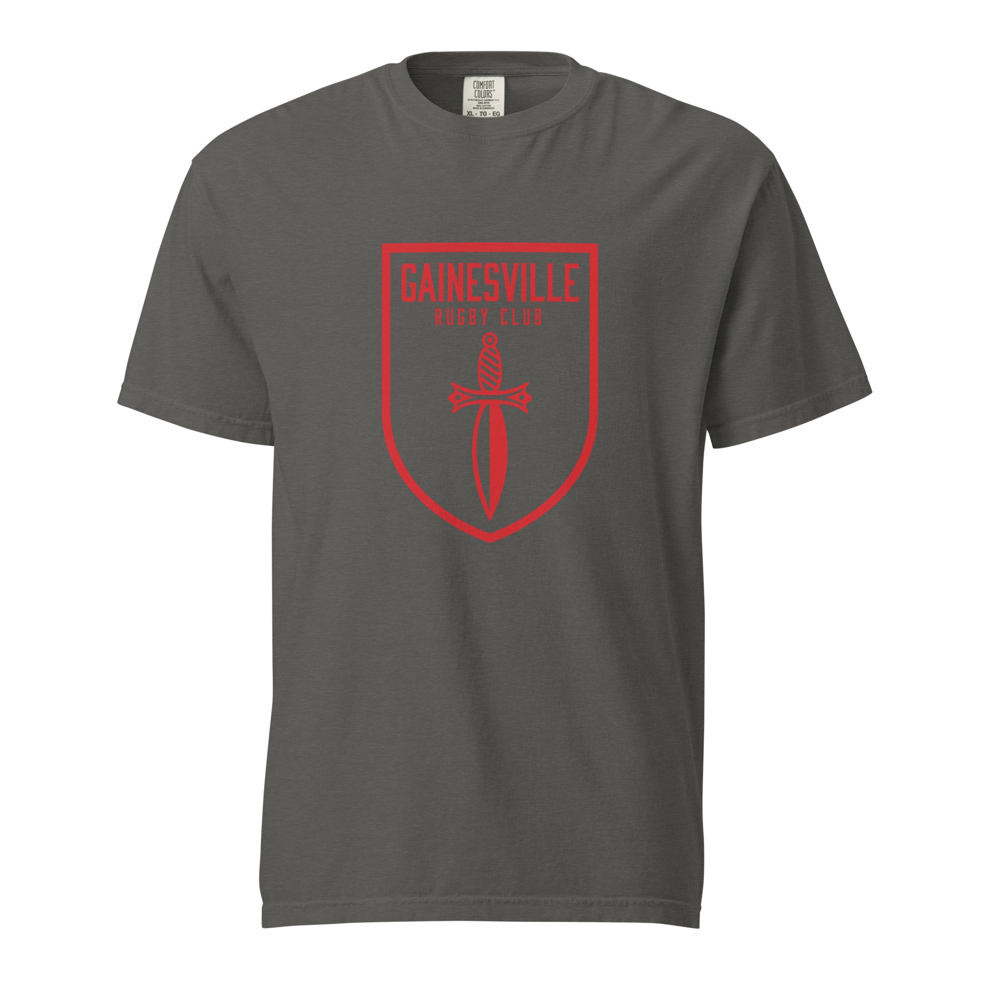 Gainesville Spartans RFC Garment Dyed Cotton T-Shirt | Vintage Rugby Style Tee for Men | Perfect for Game Day & Casual Wear