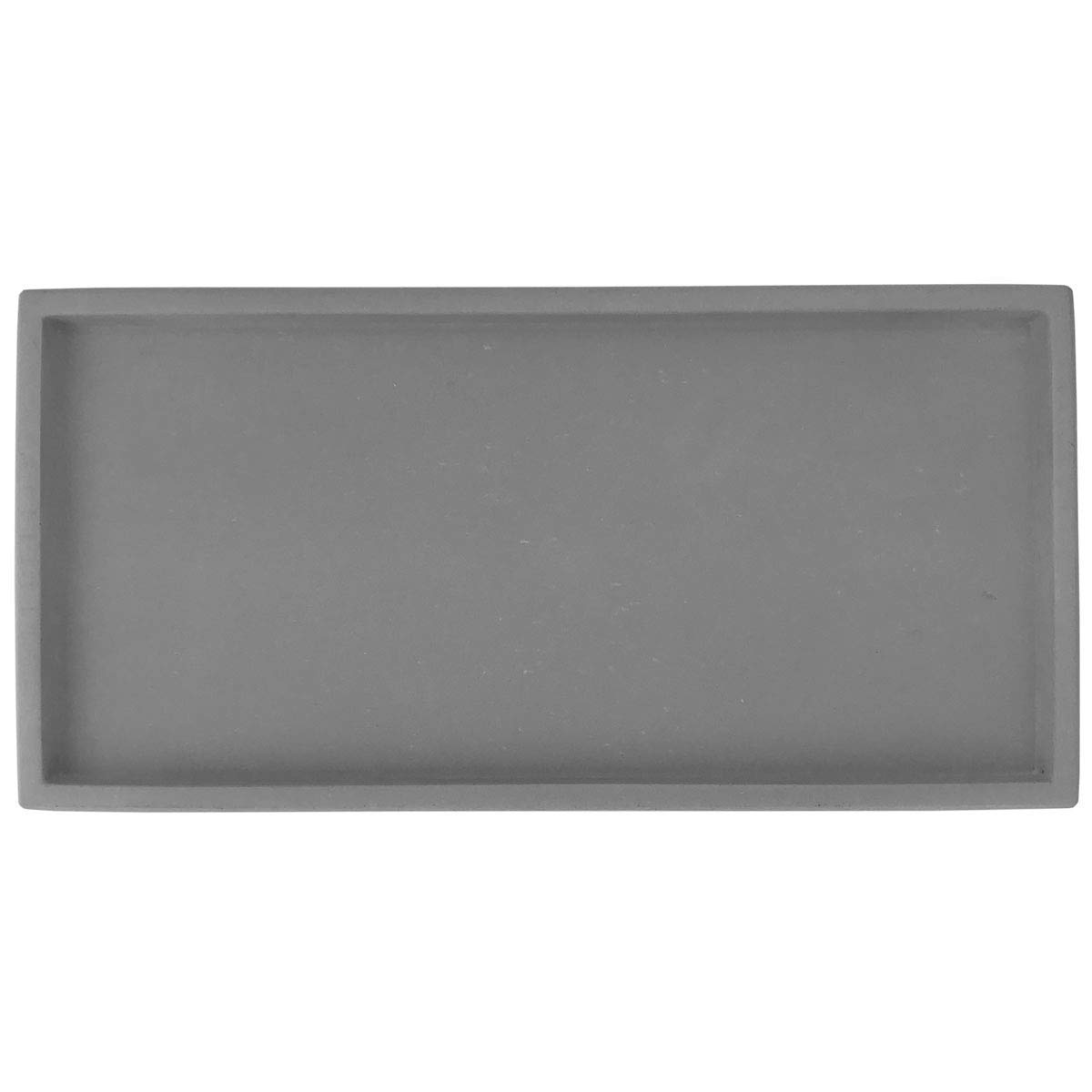 FREELOVE Stainless Steel Decorative Tray & Concrete Serving Tray Set - Modern Home Decor for Dining, Kitchen, Coffee Table & Party Serving - Elegant Display for Fruits, Cheese, Candles & Entertaining