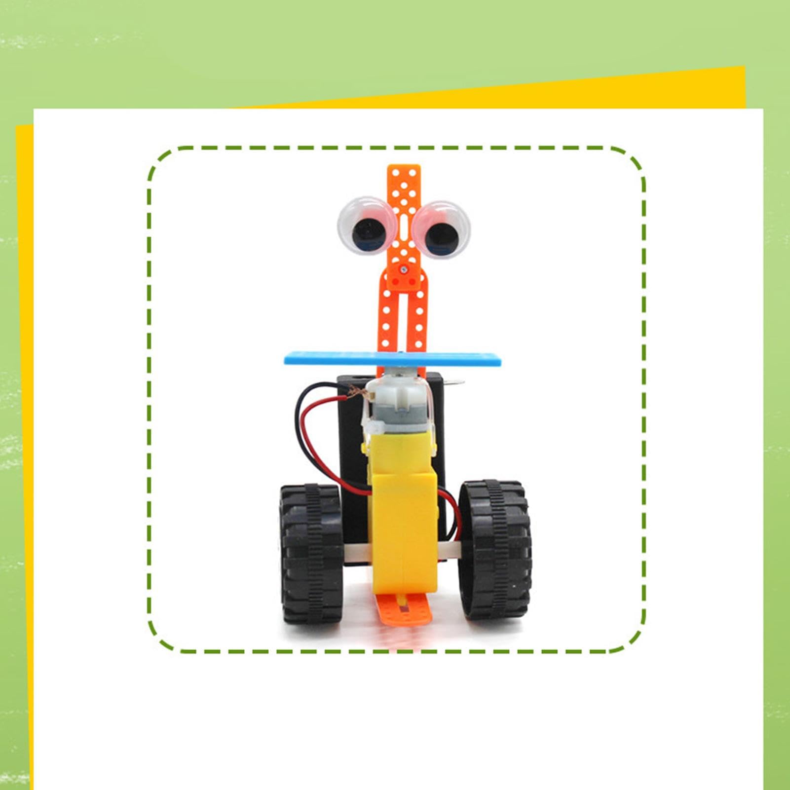 Robot Assembly Toy Kit - DIY Educational Building Robots for Kids, STEM Science Construction Experiment, Food Delivery Robot Model Toy - Perfect for Learning, Play & STEM Classroom Activities