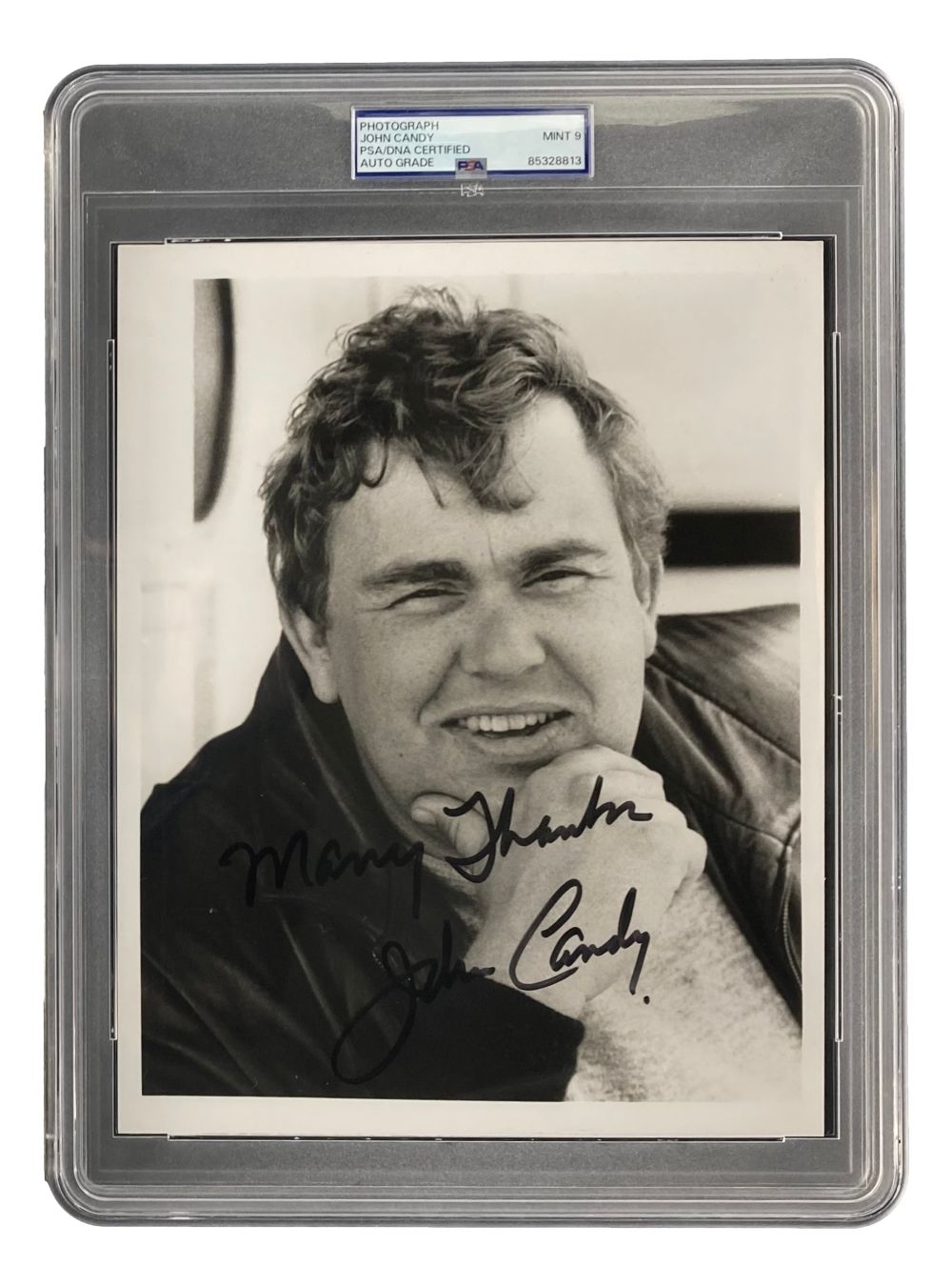 John Candy Autographed 8x10 Photo - PSA/DNA Certified Authentic Mint 9 Grade - Perfect for Collectors, Fans & Memorabilia Displays