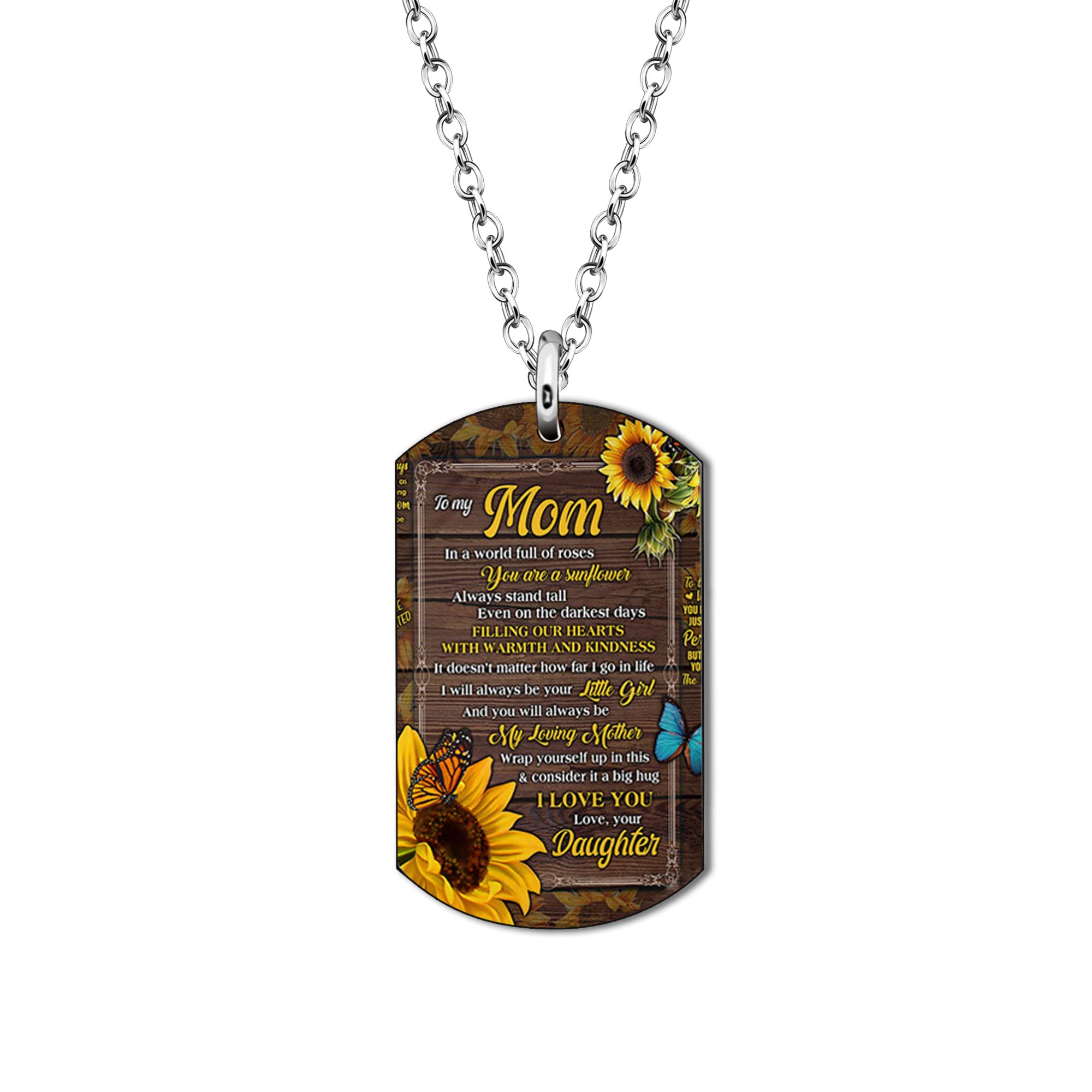 Elegant Mom Necklace for Women - Heartfelt Mother's Day & Birthday Gift from Daughter - Perfect for Special Occasions & Everyday Wear