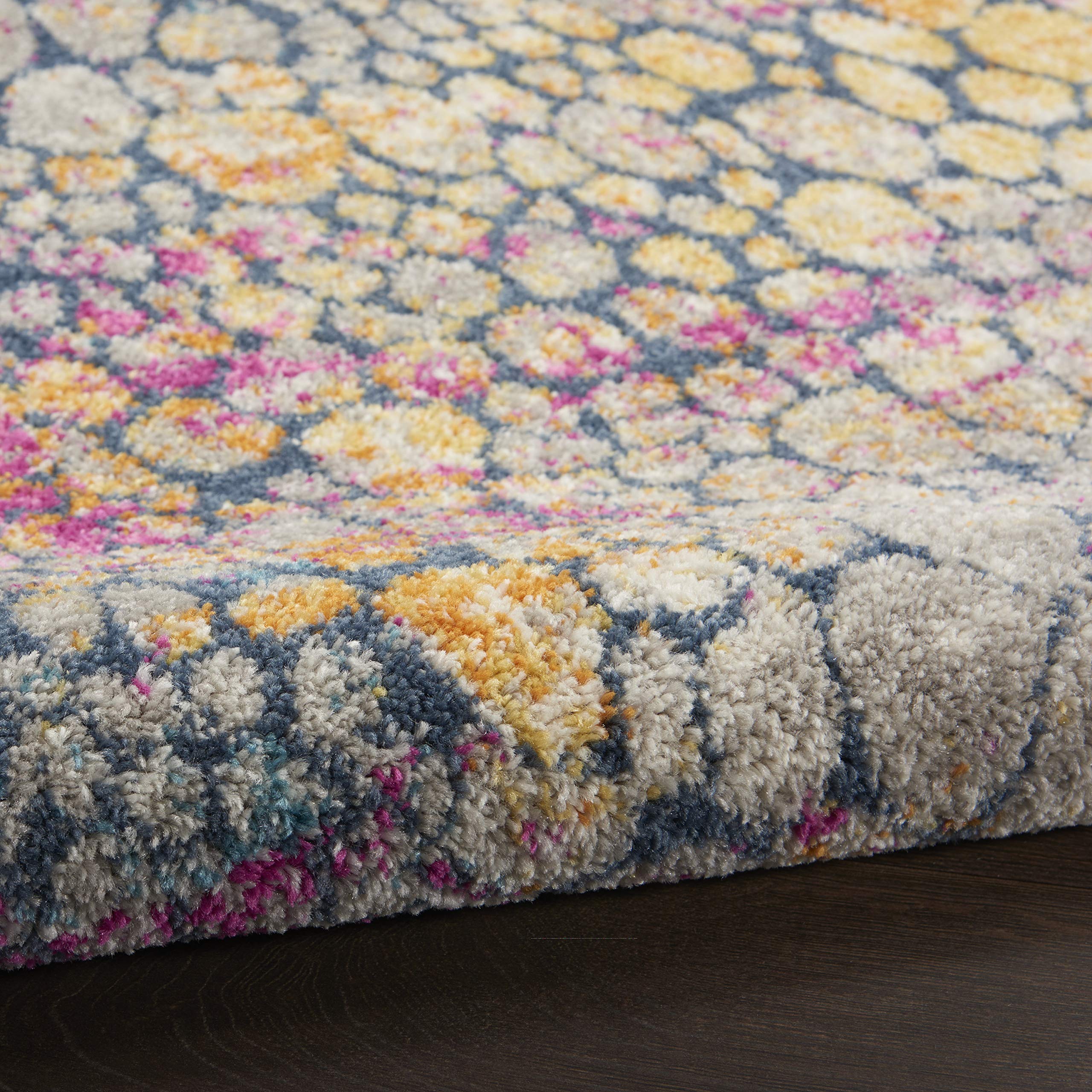 Nourison Passion Abstract Yellow Multi 6'7