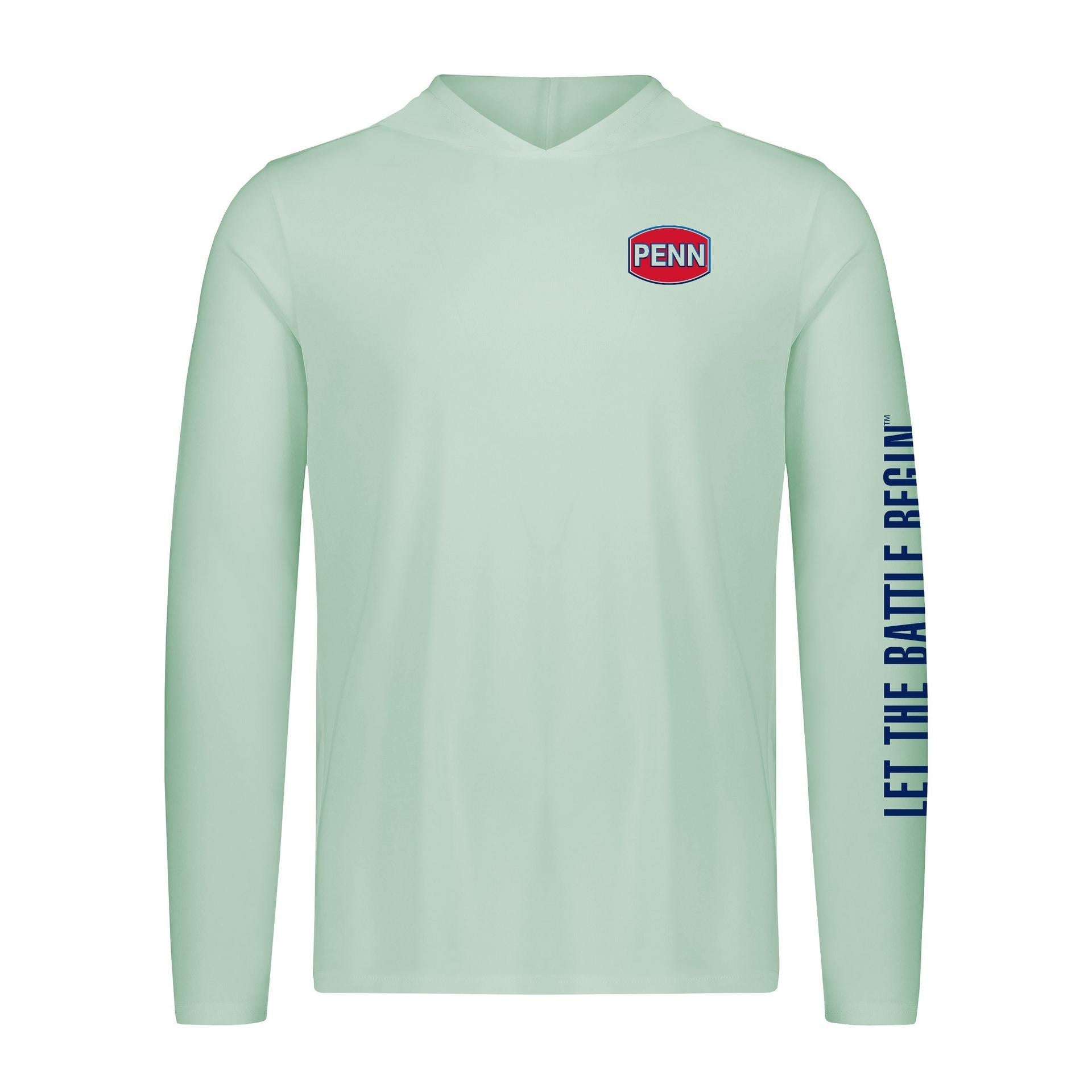 PENN® Performance Hooded Sun Shirt - UPF 50+ Sun Protection, Quick-Dry Fishing & Outdoor Shirt for Men & Women - Perfect for Beach, Hiking, and Water Sports