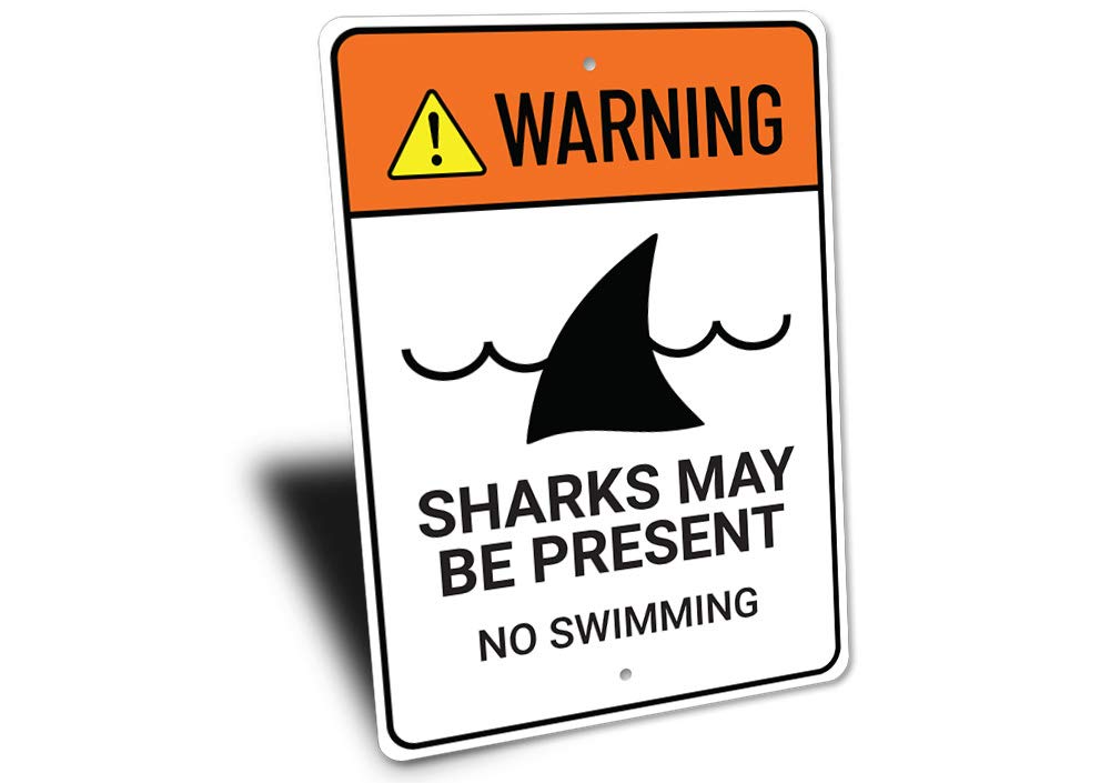 Shark Warning Sign - 10
