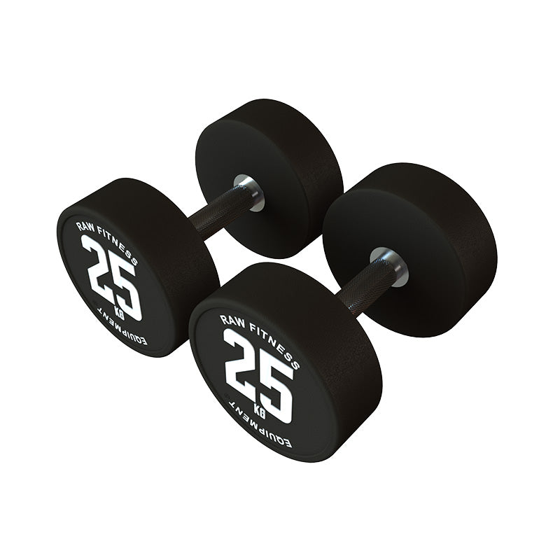 25KG Dumbbell Set for Home Gym - Heavy Duty Round Dumbbells for Strength Training, Weightlifting & Fitness Workouts - Perfect for CrossFit, Bodybuilding & Home Exercise