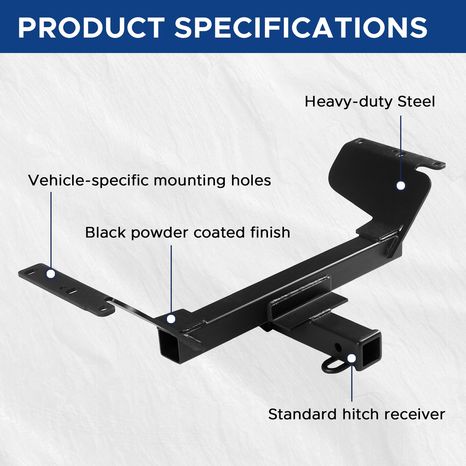 2018-2025 Chevy Equinox & 2018-2024 GMC Terrain Trailer Hitch - Class 3 Towing Receiver 2