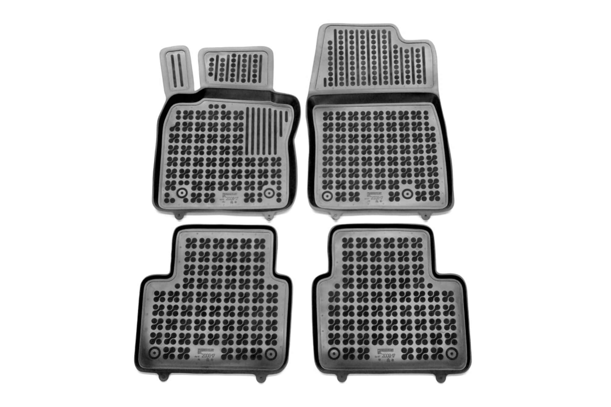 2016-2021 Mazda CX-3 & CX-30 All-Weather Floor Mats - Waterproof, Odorless, Molded SUV Floor Liners | Perfect for Winter Snow, Mud & Rain Protection - Black Car Accessories