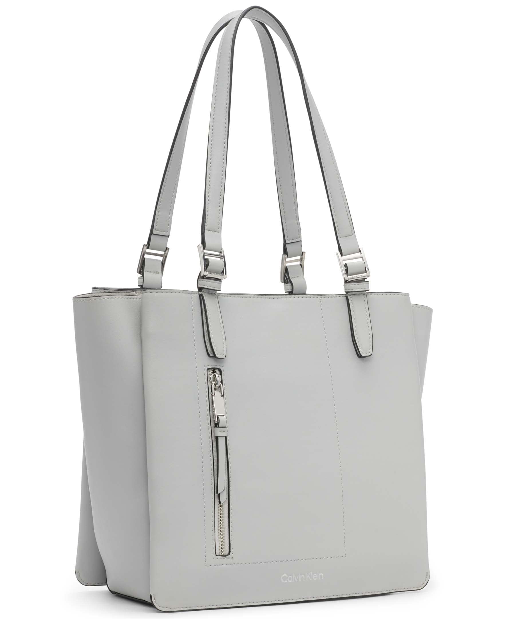 Calvin Klein Hazel Triple Compartment Tote Bag for Women - Stylish Work & Travel Tote with Spacious Storage | Perfect for Office, Commute & Weekend Getaways