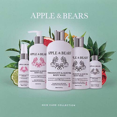 Pomegranate & Aloe Vera Body Wash 300ml (10.1 fl oz) - Hydrating & Refreshing Shower Gel for Dry Skin - Perfect for Daily Use & Spa Days