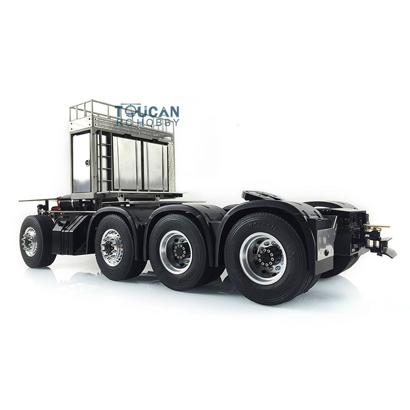 1/14 LESU 8x8 2-Speed Heavy Duty Metal Chassis RC Tractor Truck 3363 1851 DIY Car Model with Equipment Rack, Motor & Servo - Off-Road Crawler, Construction Site Toy, Hobbyist Collection