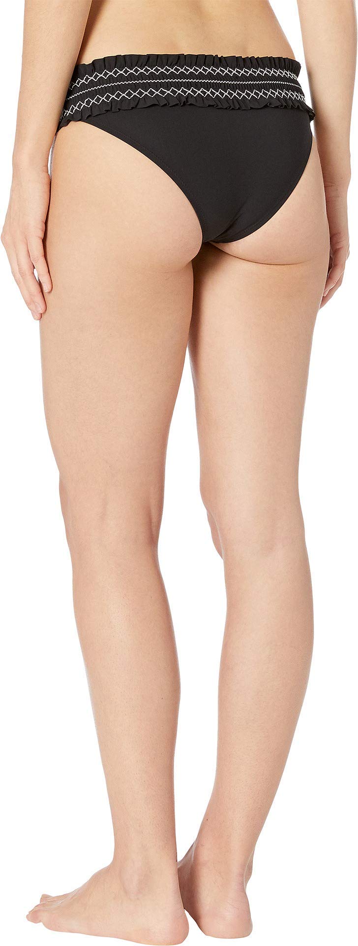 Tory Burch Women's Costa Hipster Bikini Bottoms - High Waisted Swimwear for Women, Comfortable & Stylish Beachwear - Perfect for Pool, Beach Vacation & Summer Getaways
