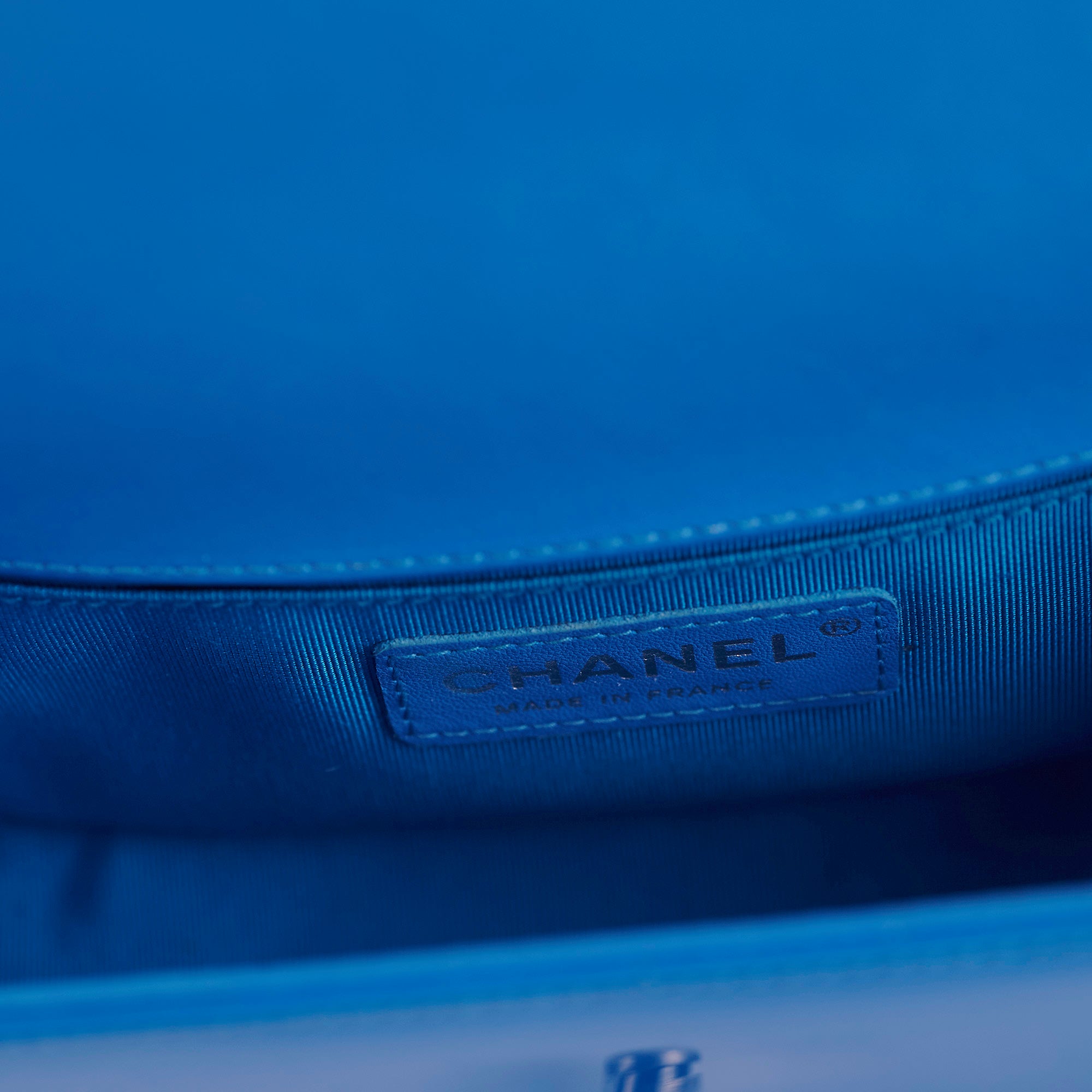 Chanel Small Boy Patent Blue Leather Crossbody Bag - Luxury Handbag for Women, Perfect for Parties, Dating & Everyday Use