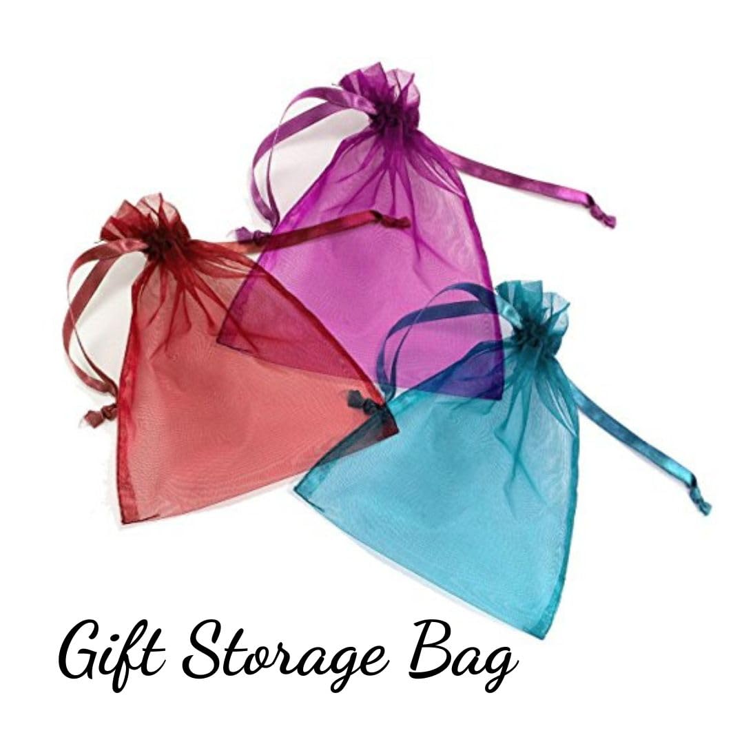 Elegant Pearl in Clamshell Charms with Blue Accents - Double Loop Cleopatra Clit Clamp for Sensual Pleasure | Includes Organza Gift Storage Bag | Perfect for Couples' Intimate Moments and BDSM Play