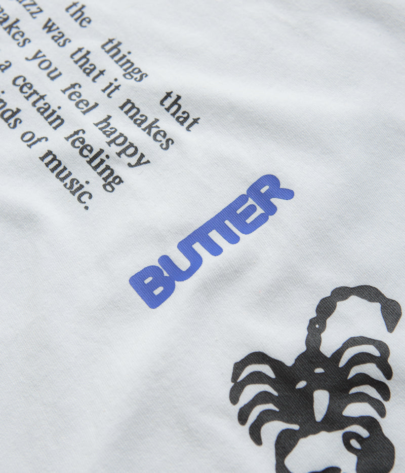 Butter Goods Certain Feeling T-Shirt - White | Comfortable Cotton Tee for Casual Wear & Street Style