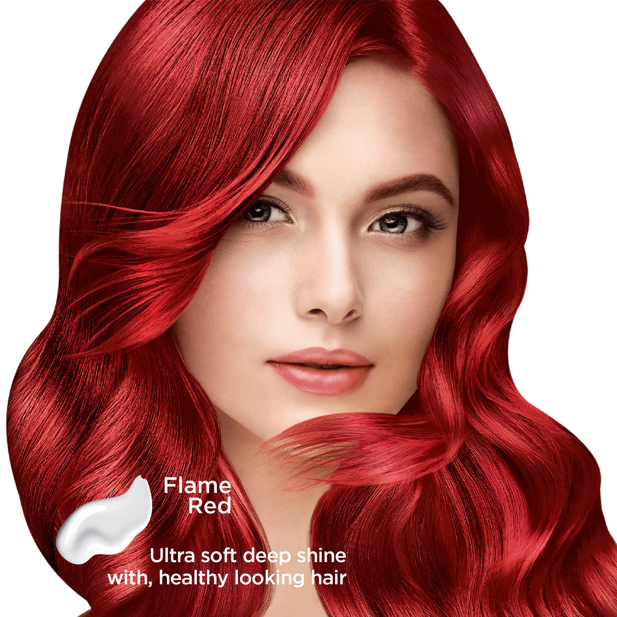 Nisha Cream Hair Color - Ammonia-Free, Rich & Long-Lasting Shine (120ml, Pack of 2) - Flame Red | Smooth Hair Care for Vibrant Color at Home or Salon