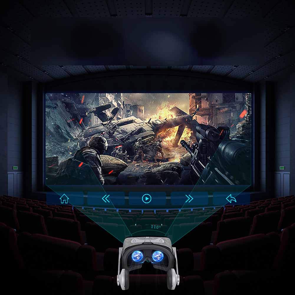 Yanghao VR Headset for iPhone & Android Phones, Virtual Reality Glasses for Mobile Gaming & Movies, Compatible with 4.7-6.1 Inch Smartphones - Perfect for 3D Movies, Video Games, and Immersive Entertainment at Home or On-the-Go