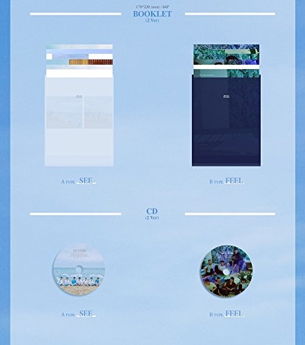 BTOB - THIS IS US [SEE+FEEL Ver.] 11th Mini Album Set with 2CDs, Booklet, 3 Postcards, Photocard, Bookmark, Event Ticket & 2 Posters | K-Pop Collectible for Fans | Perfect for Concerts, Birthday Gifts & K-Pop Collections