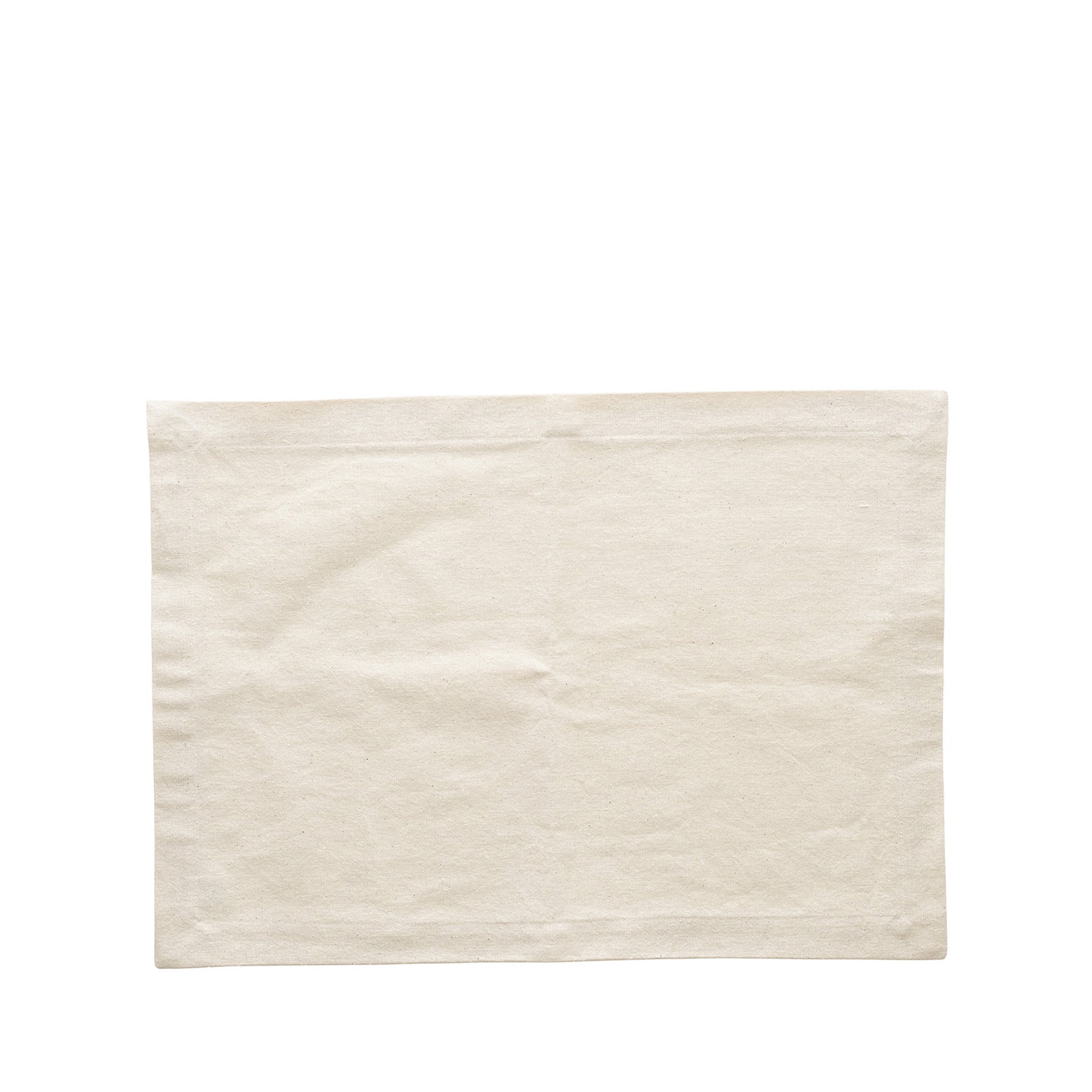 Premium Organic Cotton Placemats Set of 4 - Soft Cream Table Mats for Dining, Kitchen, and Party Decor - Eco-Friendly & Washable Place Settings for Home & Restaurant Use