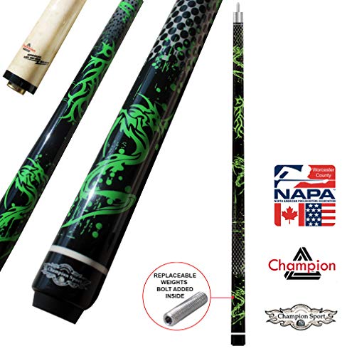 DL3 Green Dragon cue 5/16X18 Joint