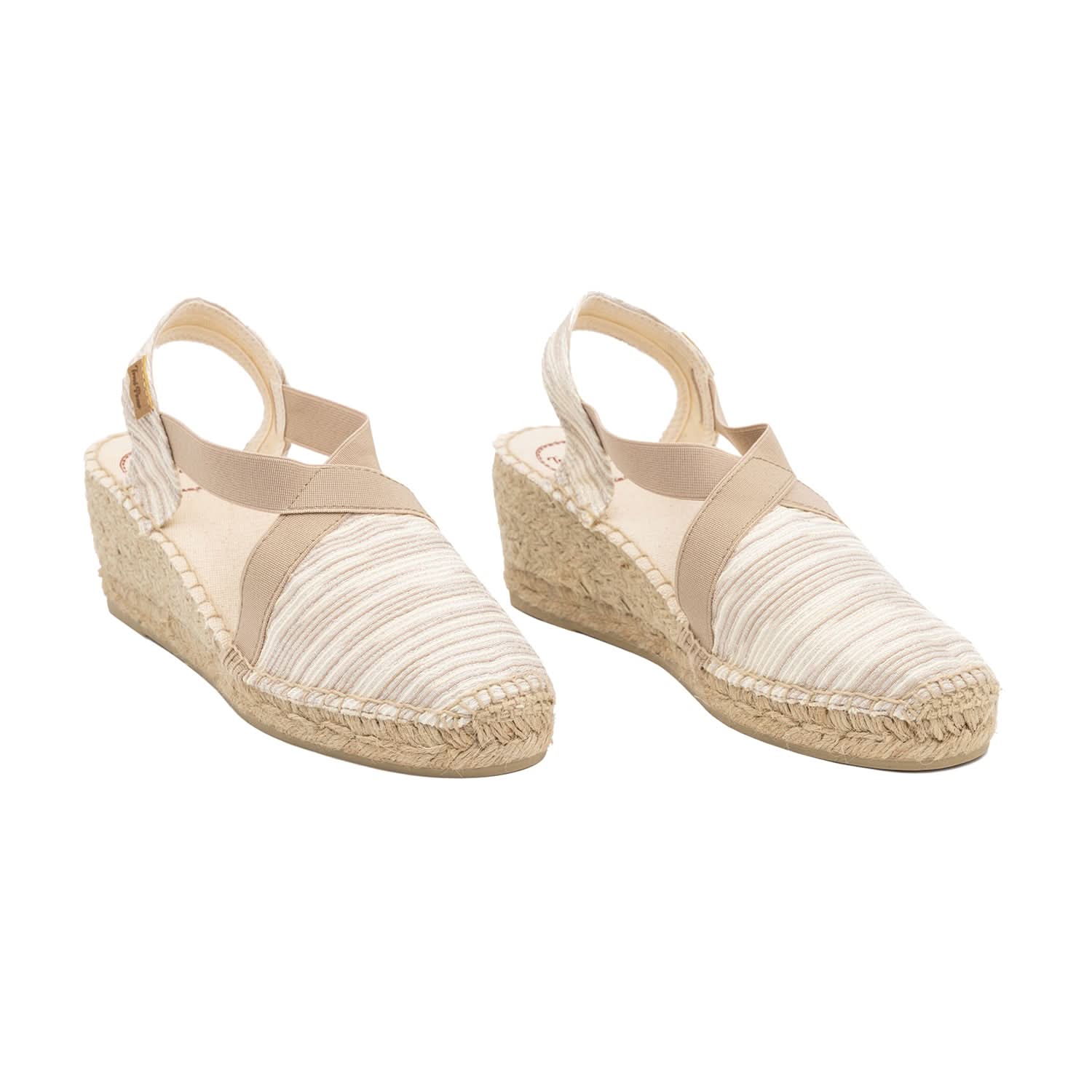 Women's Comfortable Slingback Cotton Blend Wedge Espadrille Shoes - Breathable Summer Sandals for Beach, Walking & Casual Outfits
