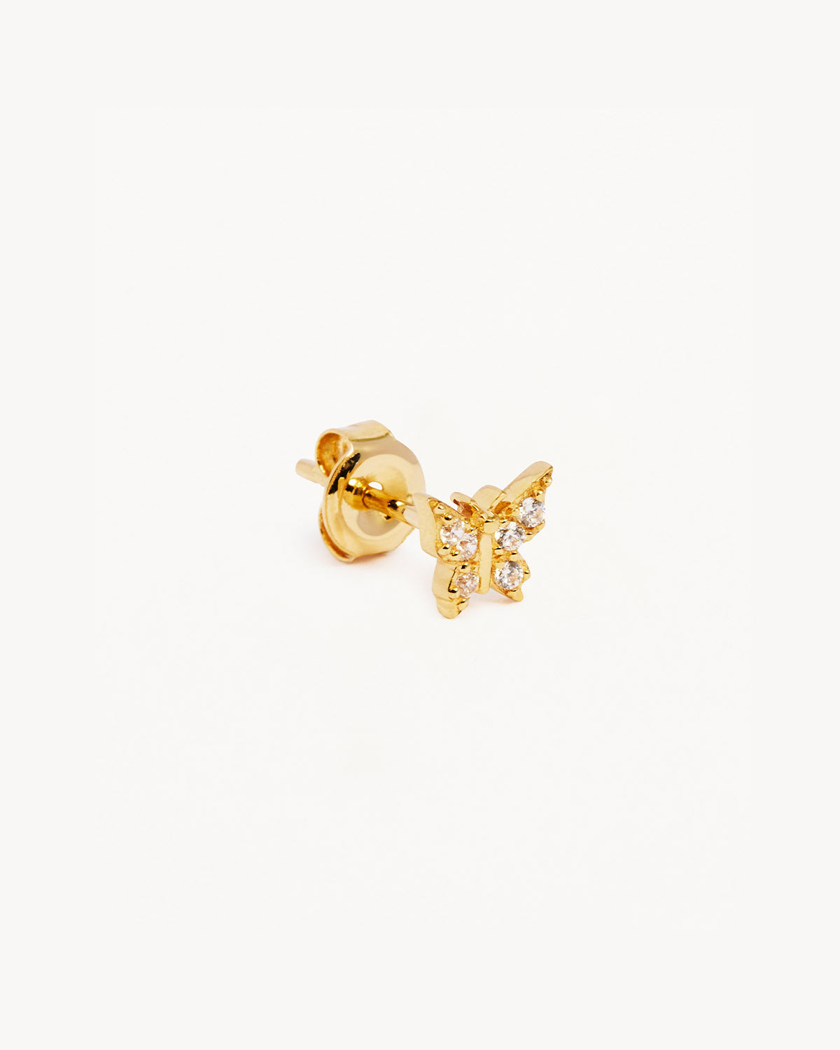 14K Solid Gold Fly With Me Earrings for Women - Dainty Elegant Hoop Earrings - Perfect for Everyday Wear, Date Night & Special Occasions