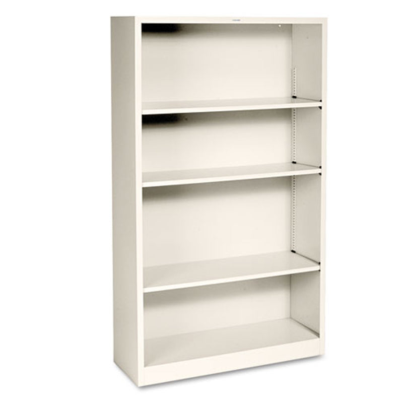 4-Shelf Metal Bookcase, 34.5